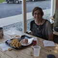 320-2502 Portsmouth NH Lynne with Lobster Roll at Beach Plum